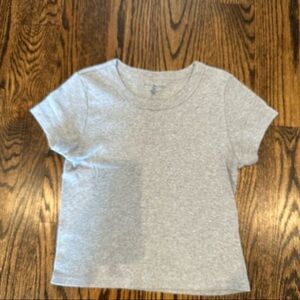 Brandy Melville gray cotton t-shirt